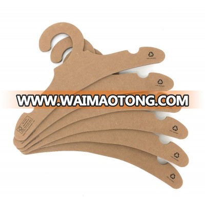 Environmental protection recycle cardboard baby cloth hanger, paper hanger